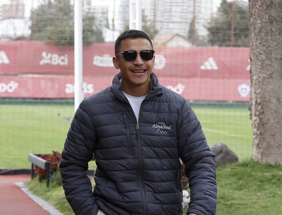 Alexis Sánchez ya está en Pinto Durán